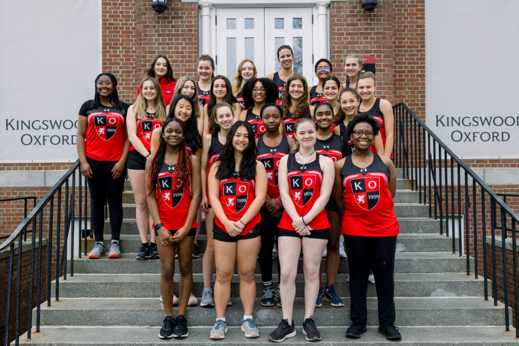 Girls at Kingswood Oxford in West Hartford participate in competitive sports, including track